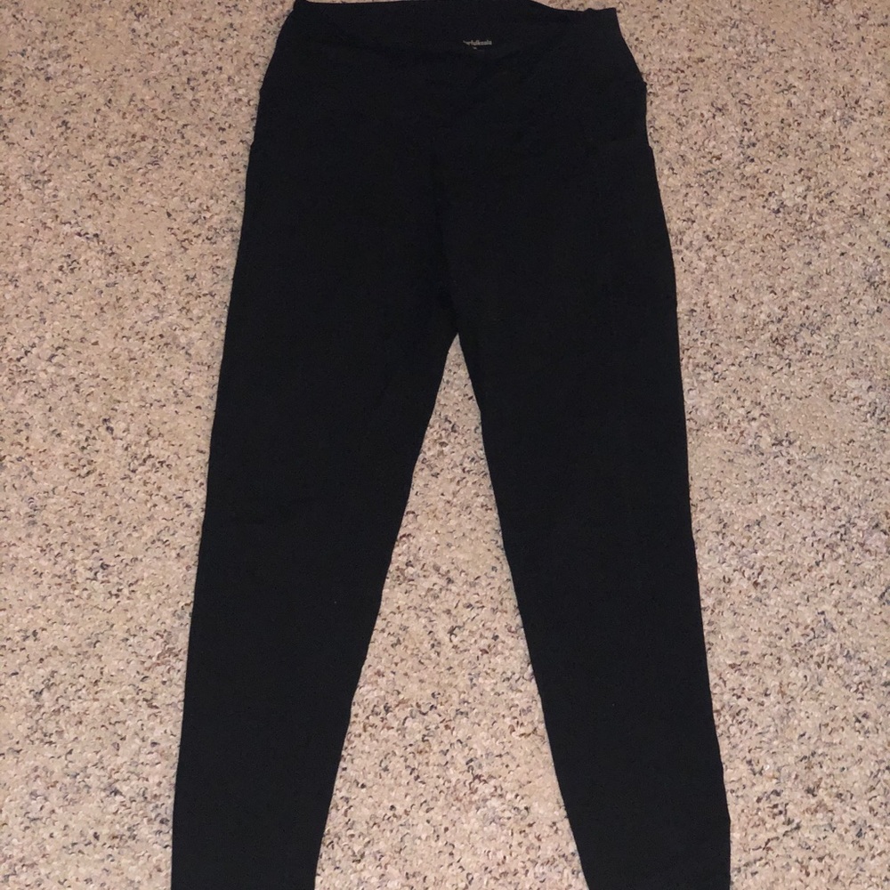 Colorfulkoala High Waisted 7/8 Black Leggings